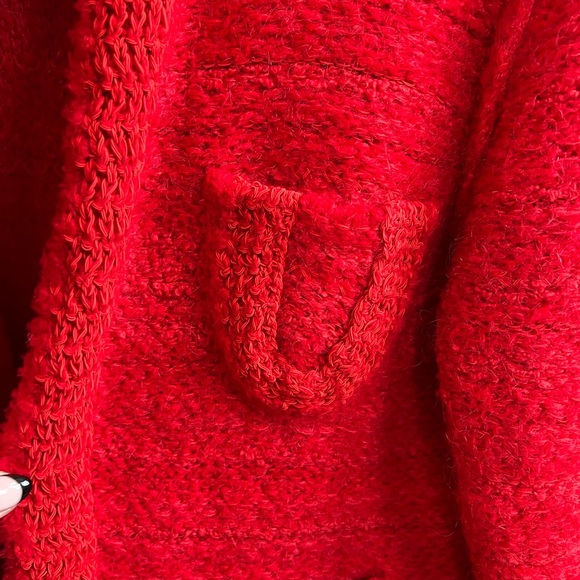Dorothee Schumacher Texture Knit Cardigan, Size 1 (US 4), Red - Picture 7 of 13